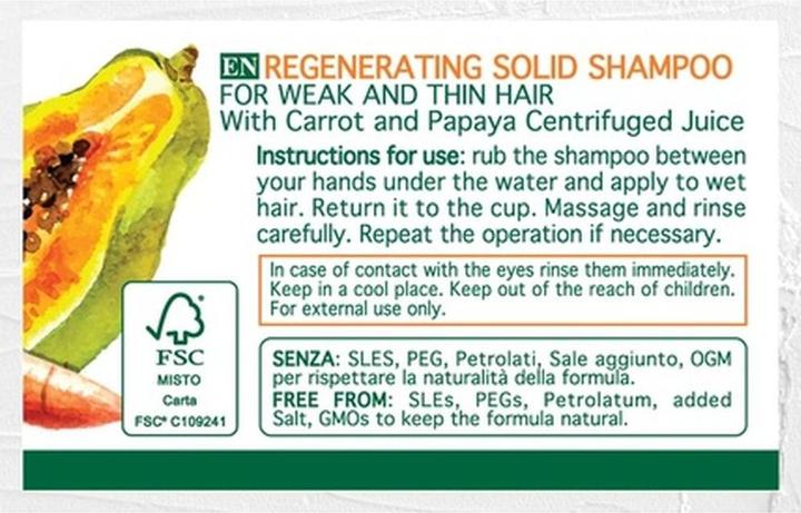 Produktbild Keramine H Organic Regenerating Solid Shampoo (Festes Shampoo)