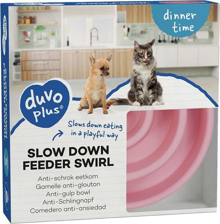 Produktbild Duvoplus Anti-Schlundnäpfe Spiral für Hund und Katze (30 cl)