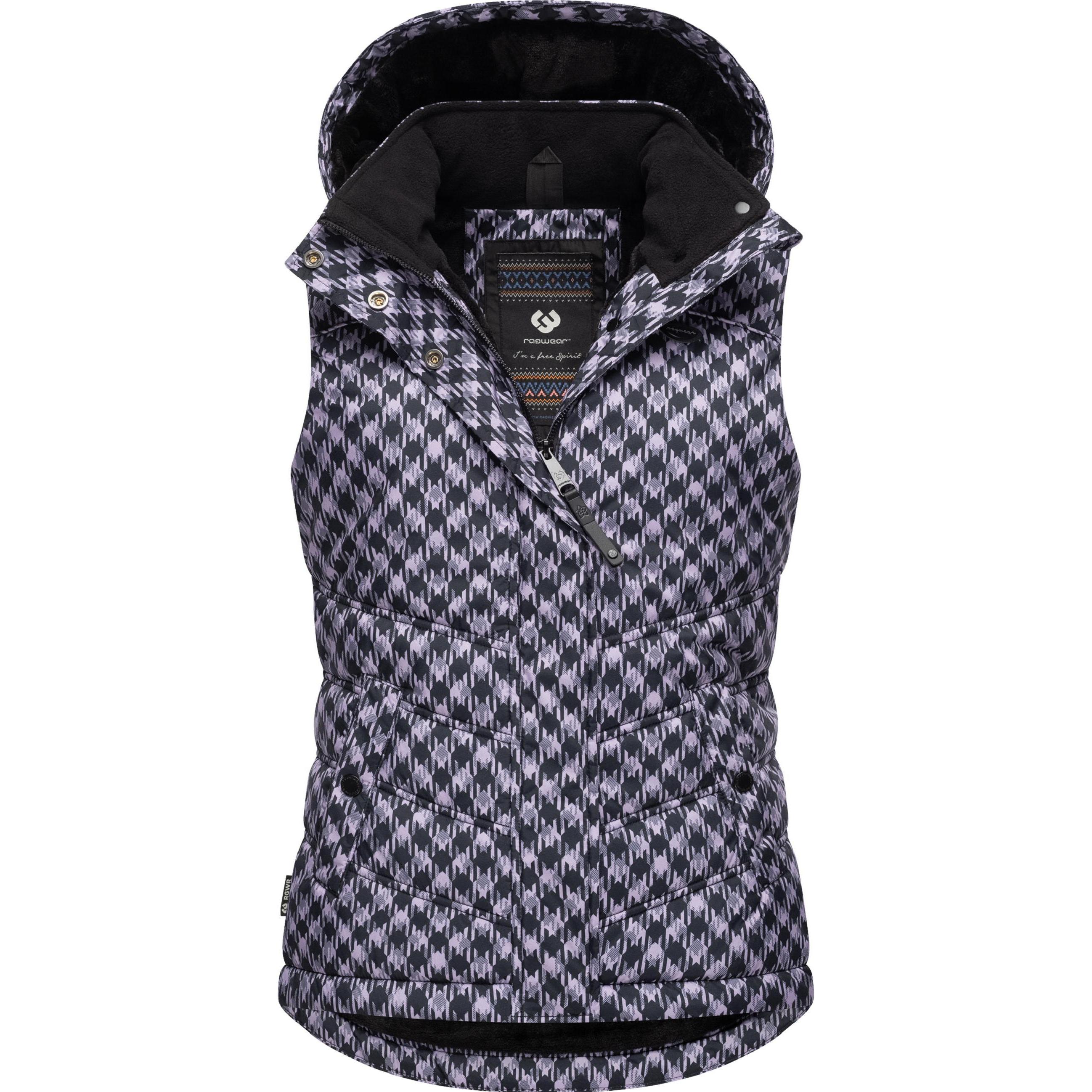 Ragwear, Damen, Weste, Hesty Print, Violett, (3XL)