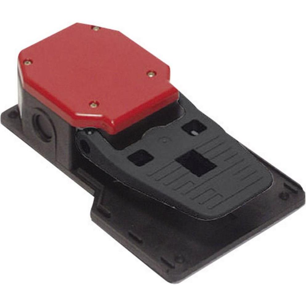 Pizzato Elettrica PA 20301-M2 Fussschalter 250 V/AC 6 A 1 Pedal 1 Schliesser, 1 Ö, Taster + Schalter, Rot