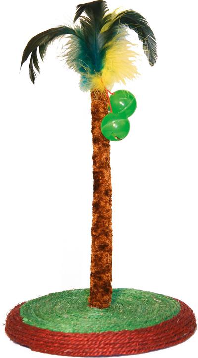 Produktbild Kerbl Palme auf Sisalboden mit 2 Bällen, 33 cm (Kratzspielzeug Katze)