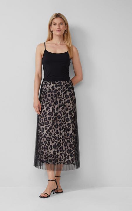 Produktbild s.Oliver Rock Mesh-Rock mit Leo-Muster (46)