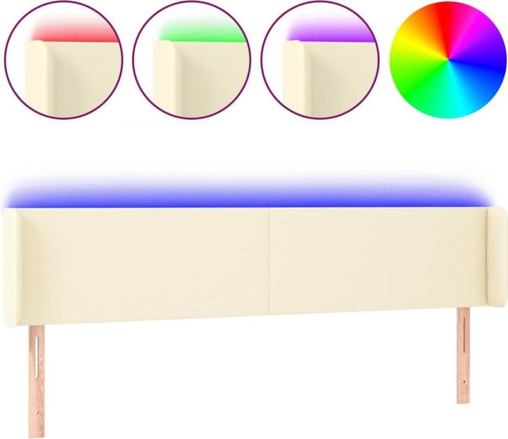 Immagine prodotto vidaXL LED Kopfteil (183 x 16 x 88 cm)