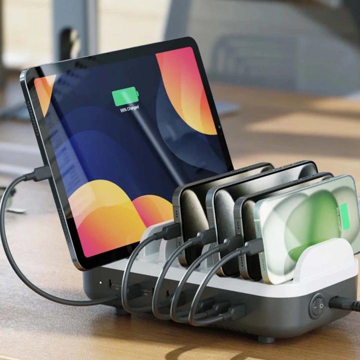 Actual product image Alogic Powerfin 10 Port USB-C Desktop (100 W, 10 ports)
