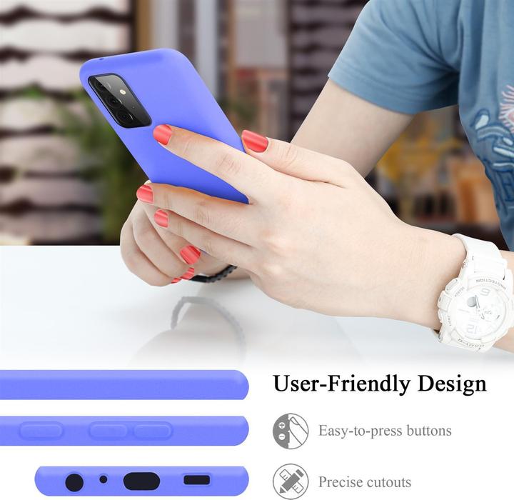 Immagine prodotto Cadorabo Copertura della cassa del silicone liquido TPU (Samsung Galaxy A72)