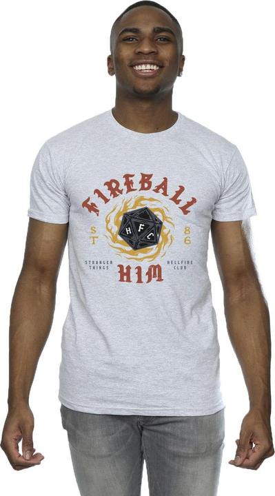 Image du produit Netflix - T-shirt STRANGER THINGS FIREBALL DICE - Homme (M)