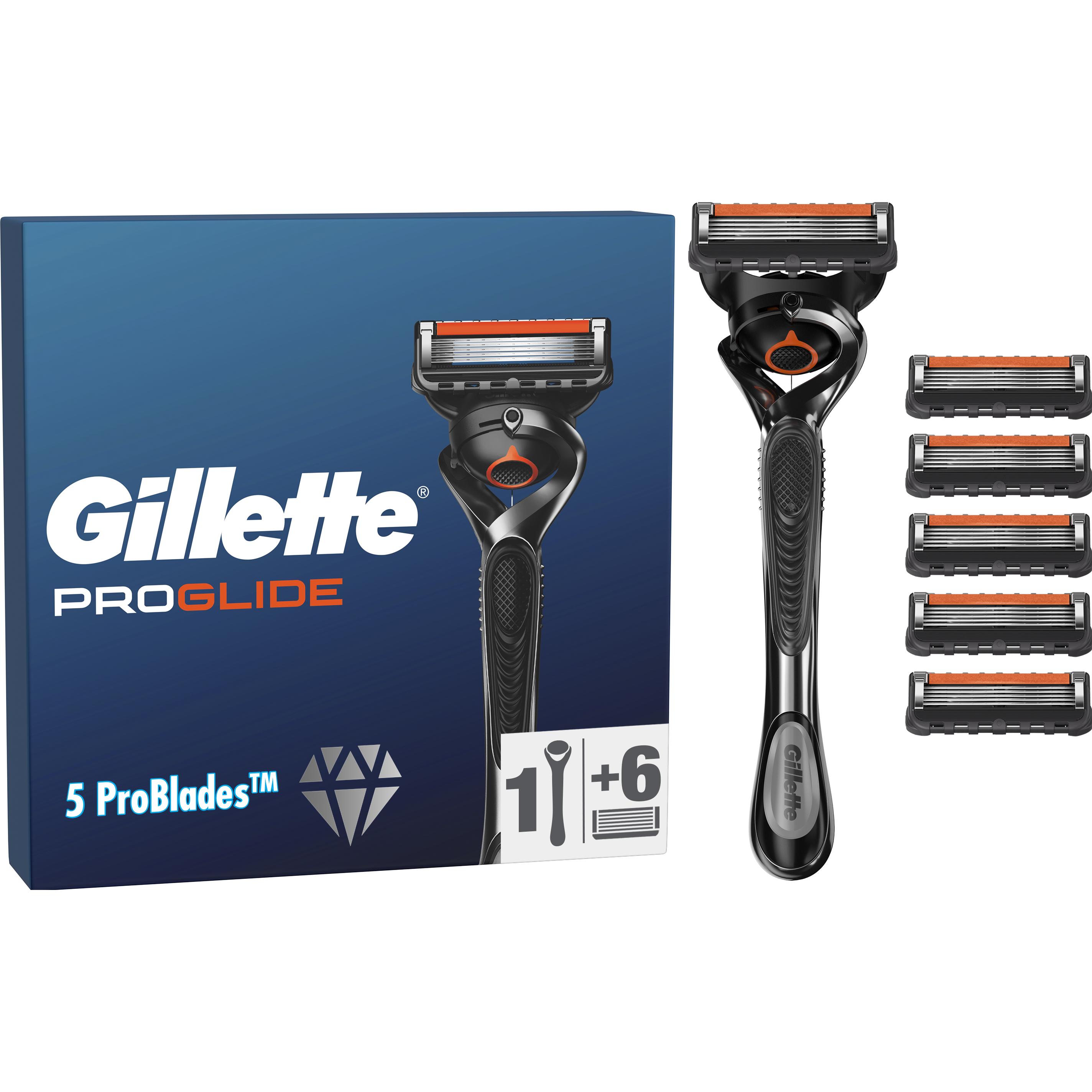 Gillette, Rasoio, PROGLIDE, 6 blades + handle