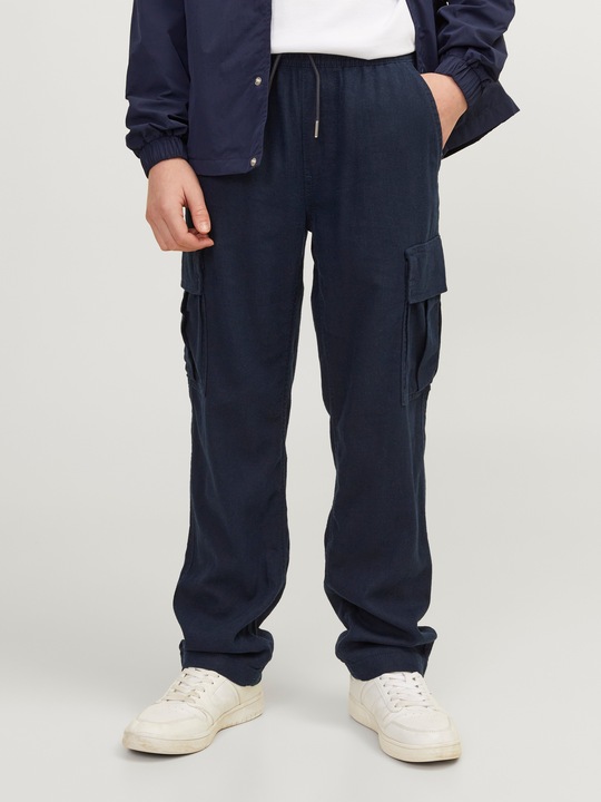 Actual product image Jack & Jones Jpstbill Jjnate Linen Blend Cargo Jnr (146)