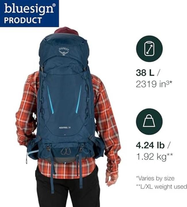 Actual product image Osprey Kestrel 38 (38 l)