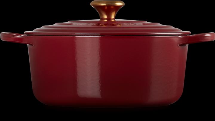 Actual product image Le Creuset Signature Roaster round 26cm rhone (21177269494441) (26 cm, Casserole + Stewpot, Cast iron)
