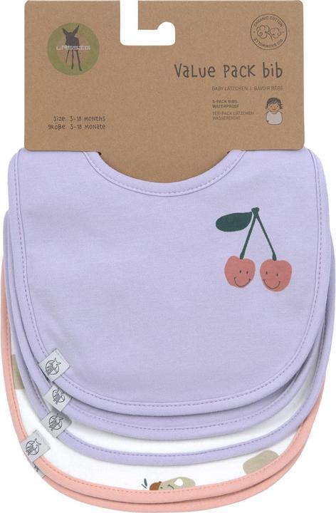 Immagine prodotto Lässig Lätzchen Klett-Lätzchen 5er Pack Bibs aus Bio-Baumwolle (3 mesi)