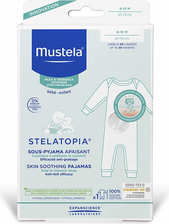 Actual product image Mustela Soothing under pyjamas Stelatopia 6-12