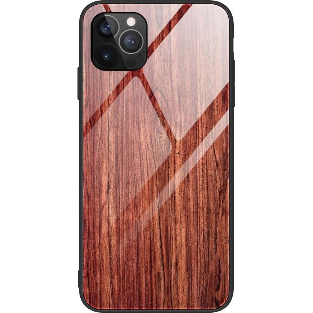 König Design Hülle Handy Schutz für Apple iPhone 12 13 14 Pro Max mini Plus Case Glas Cover (Apple iPhone 12 mini), Smar...