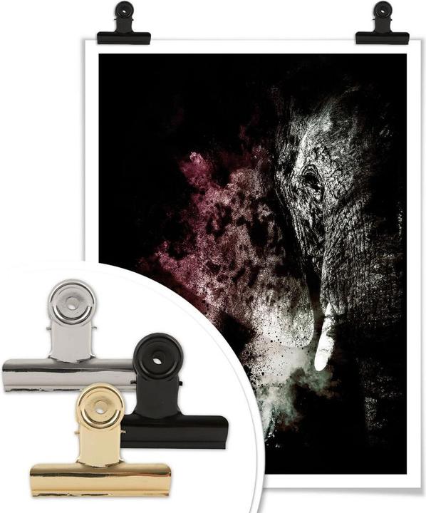 Image du produit Trenddeko Explosion sauvage : Elephant 02 (24 x 30 cm)