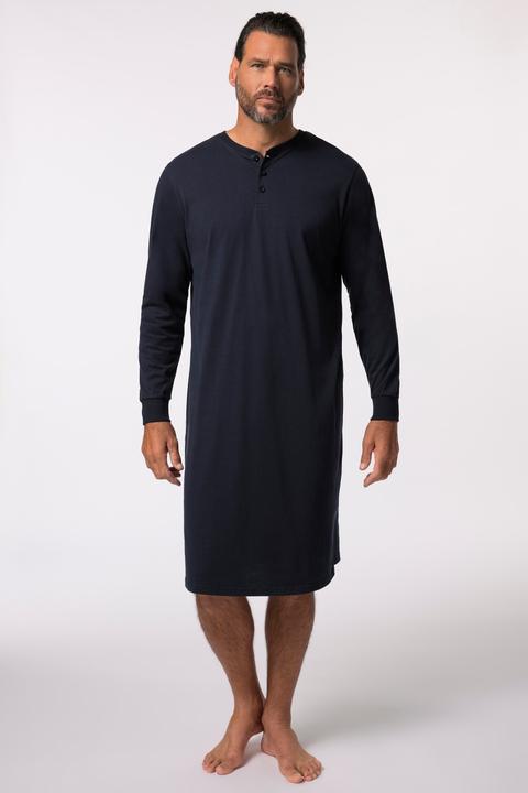 Immagine prodotto JP1880 Camicia da notte con collo serafino e maniche lunghe, fino alla tg. 8XL (8XL)