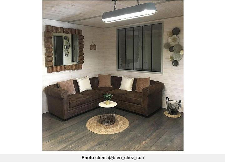 Actual product image Vente-unique Chesterfield (Corner sofa)