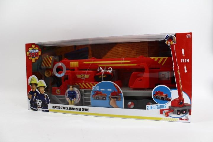 Produktbild Simba Feuerwehrmann Sam Jupiter Rettungskran 50cm Kran Važiuoklė Auto