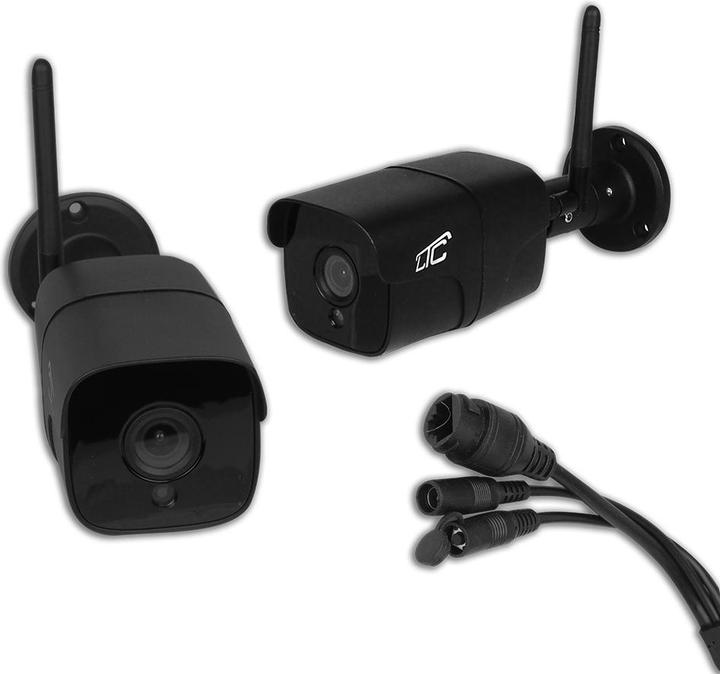 Produktbild Lasmex Aussen-IP-Kamera BULLET weiss IP66 PTZ WiFi&LAN 4Mpix 85*LED 4*IR 3,6mm Objektiv (IR Cut Filter)