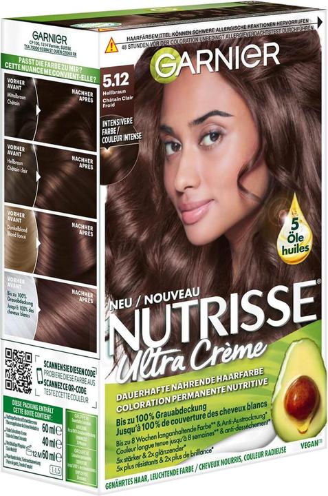 Produktbild Garnier Nutrisse Classic (45631 Kühles Hellbraun)