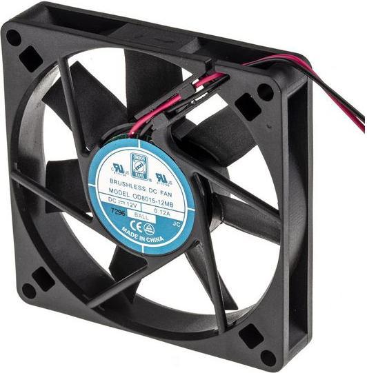 Immagine prodotto RS PRO Ventola Ass. Su Cuscinetti 12v (80 mm)
