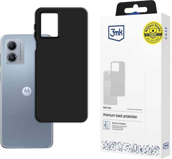 3MK Matt Case Motorola Moto G53 czarny/black (Motorola Moto G53)