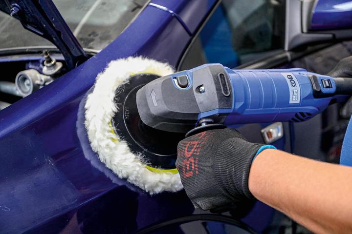 Produktbild BGS Elektro-Poliermaschine max. 3000 U/min 1300 W Ø 180 mm (Exzenterpolierer, 1300 W)