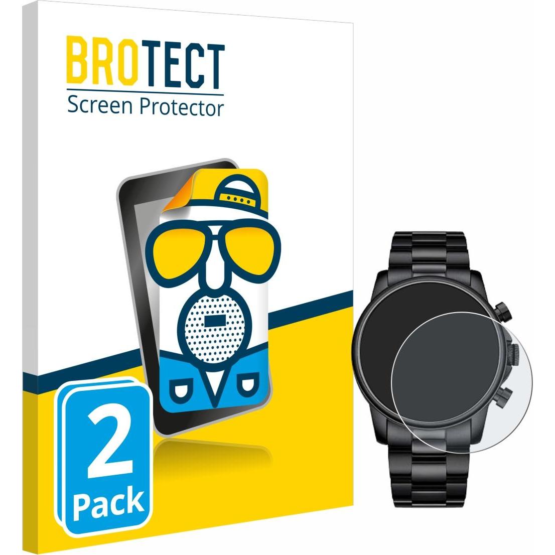 BROTECT Entspiegelungsfolie Displayschutz Displayschutzfolie Folie Matt, Smartwatch Schutzfolie, Schwarz
