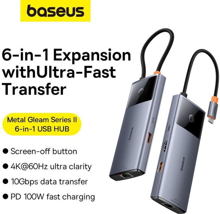 Produktbild Baseus Gleam Series 2 (USB-C, 6 Ports)