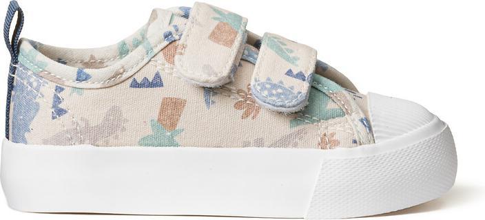 Produktbild La Redoute Collections Bedruckte Canvas-Sneakers mit Klettverschluss (22)