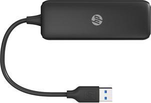 Produktbild HP USB (3.0) Hub 4-port, DHC-CT110, schwarz, Hewlett-Packard (4 Ports)