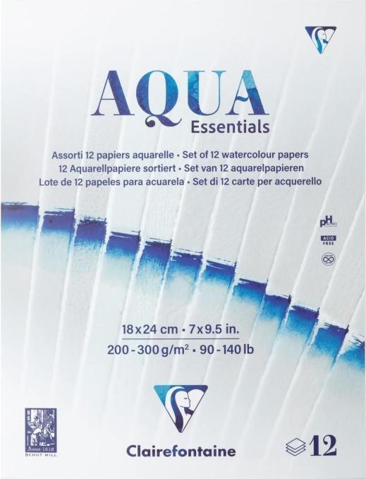 Produktbild Clairefontaine Aquarellpapier (200 g/m², 12x)