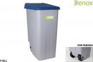 Image du produit Denox bac de recyclage 110l. bleu deno fermé (110 l)