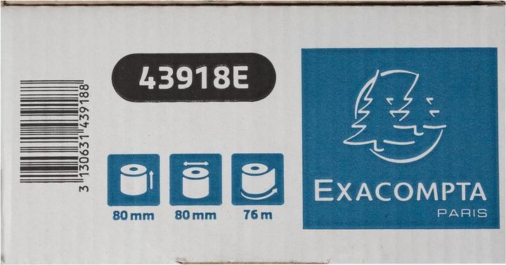 Produktbild Exacompta Thermorollen SafeContact, 80 mm x 76 m, grau-blau