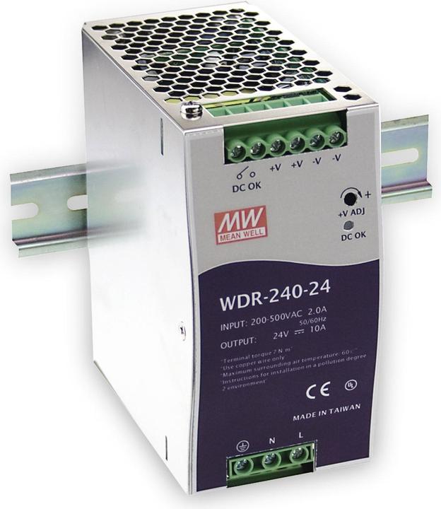 Actual product image MeanWell DIN rail power supply unit (DIN rail)