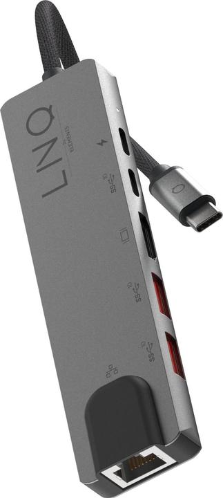 Actual product image LINQ Connects 6in1 Pro USB-C Multiport Hub (USB-C, 4 Ports)