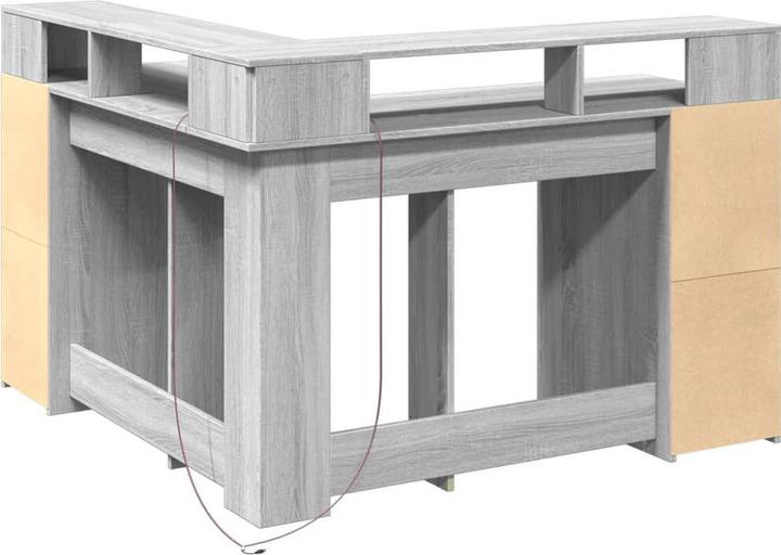 Produktbild vidaXL Schreibtisch (130 x 130 x 91 cm)