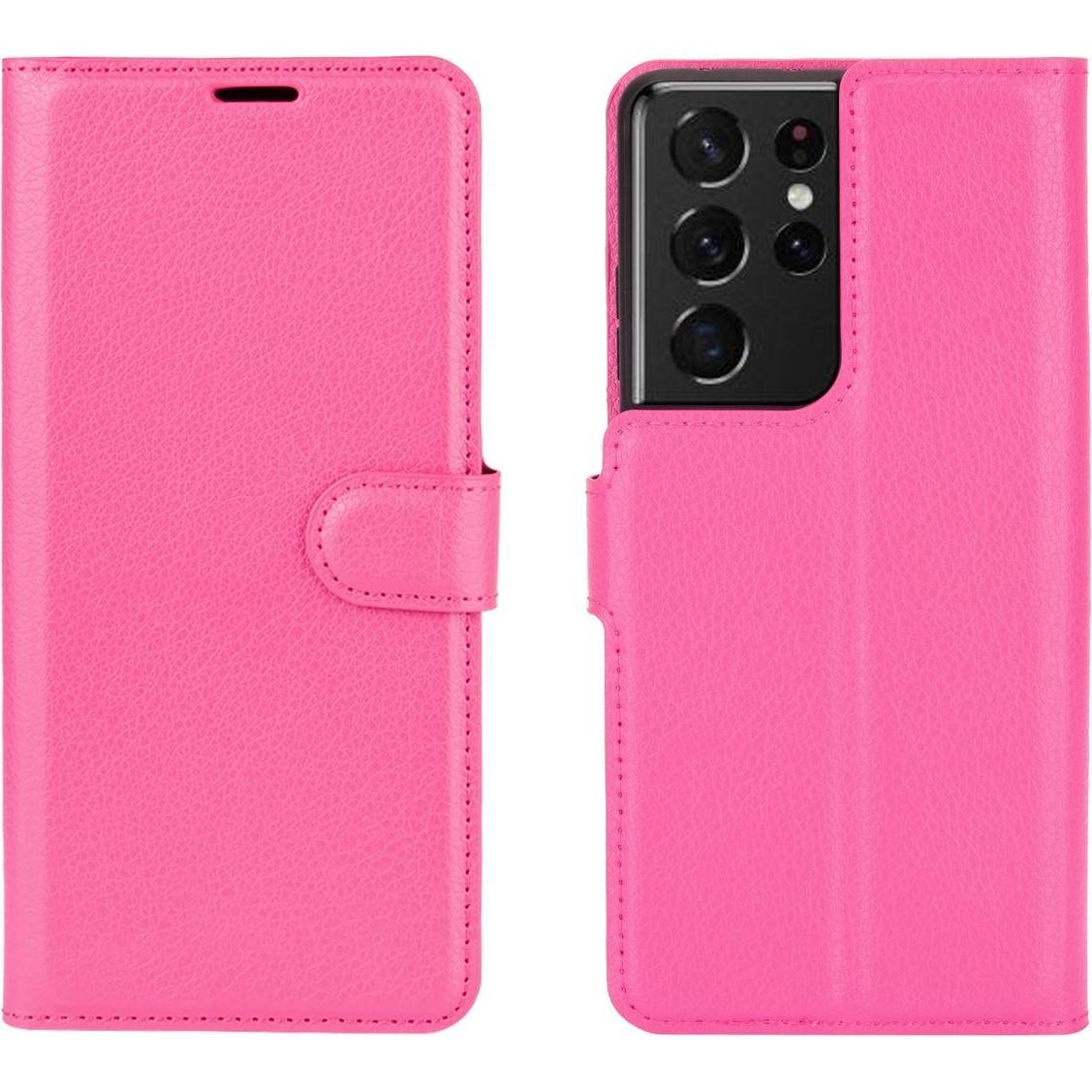 Thumbnail - König Design Hülle Handy Schutz für Samsung Galaxy S21 Ultra Case Cover Tasche Etuis Rosa Neu (Samsung Galaxy S21 Ultra)...