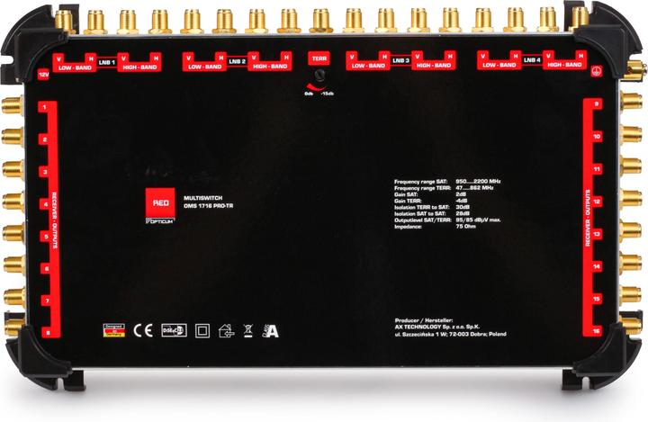 Image du produit Opticum Multiswitch OMS 17/16 PRO-TR (Multi commutateur)