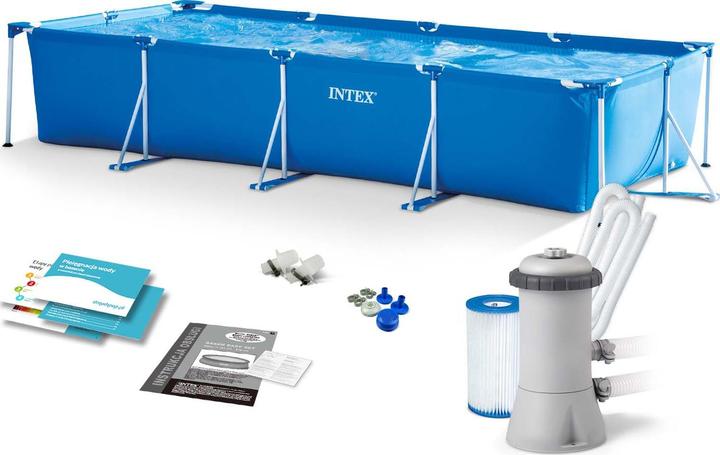 Image du produit Intex 4,5M X 2,2M X 0,84M PISCINE À CADRE RECTANGULAIRE (450 x 220 x 84 cm)