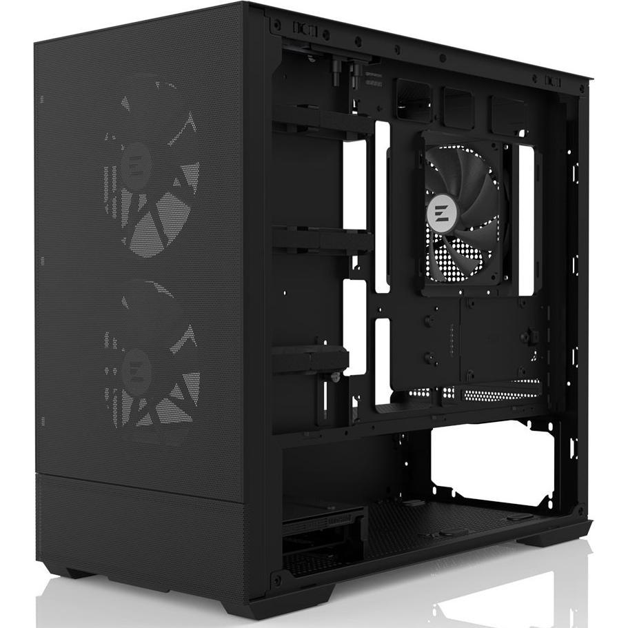 Thumbnail - Zalman P30 AIR Black, ARGB Fan x3 (mATX), PC Gehäuse, Schwarz