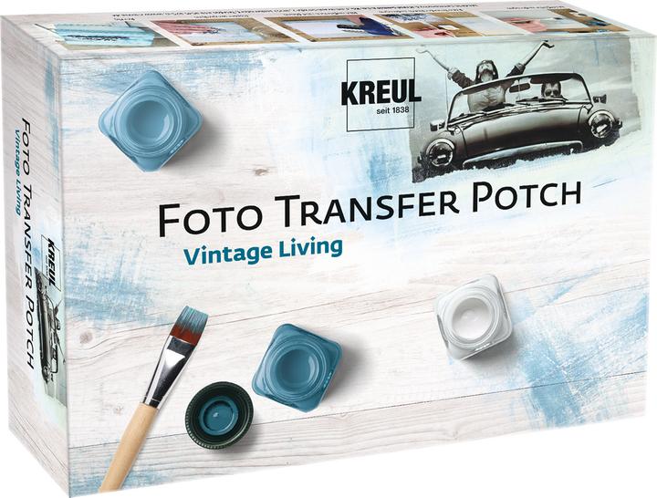 Produktbild Kreul Foto Transfer POTCH, Set "Vintage Living" (Transparent, Blau, 20 ml)