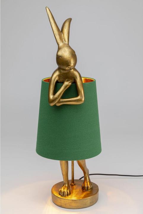 Image du produit Kare Design Lampe de table Animal Rabbit Or/Vert 68cm (E14)