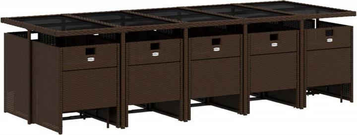 Produktbild vidaXL Garten Essgruppe (275 x 106 x 73 cm)