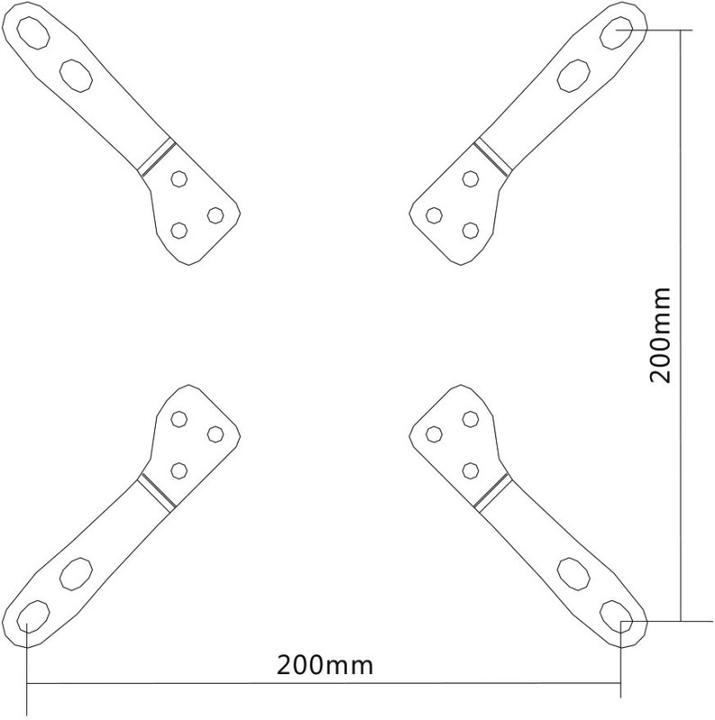 Image du produit E+P Plaque d'adaptation VESA (Platines de montage / d'adaption)