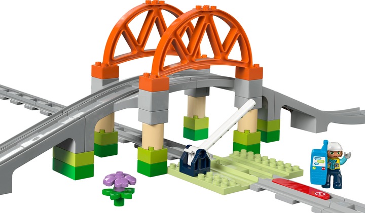 Image du produit LEGO Pont ferroviaire et rails - Kit d'extension (10426)