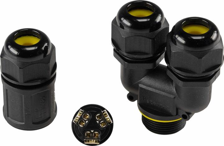 Produktbild Chilitec Kabelverbinder, Y-Form, 3-polig, Schraubanschluss, IP68