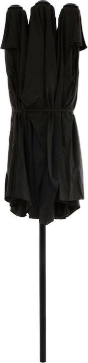 Actual product image VCM Doppelsonnenschirm XXL Sonnenschirm Anthrazit 4,50m m. Kurbel Polyester 180g/m² (2.65 m)