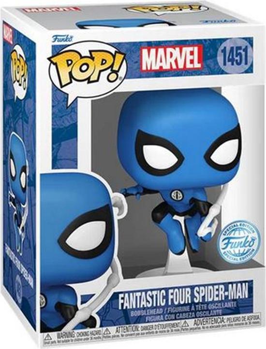 Actual product image Funko POP Marvel Spiderman (Blue Suit)