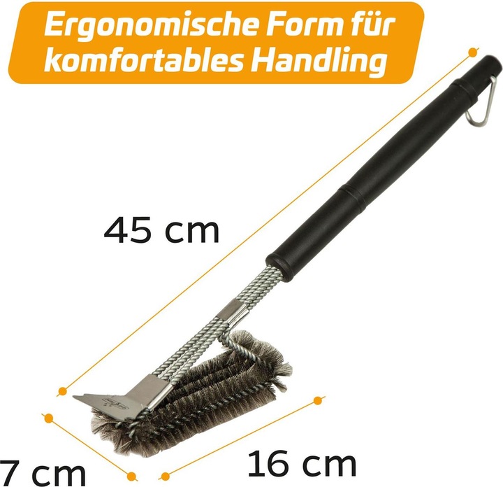 Immagine prodotto Grillfürst Spazzola per grigliare (45 cm)