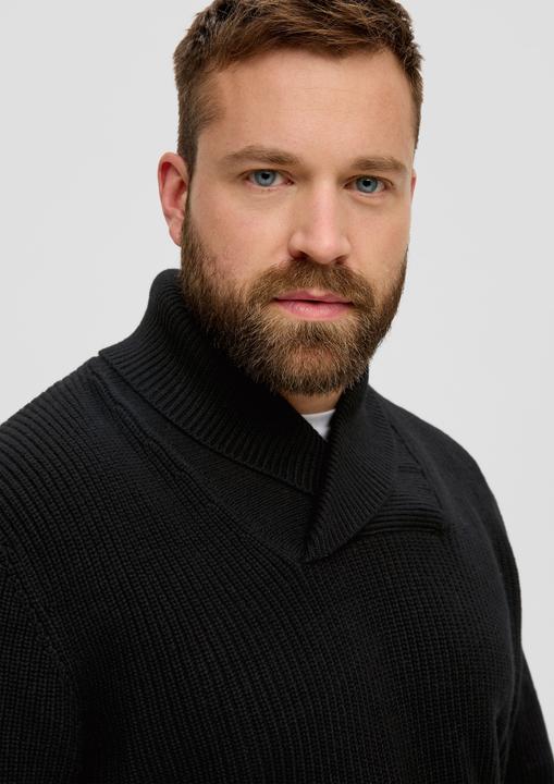 Produktbild s.Oliver Strickpullover Strickpullover aus Wollmix (XXL)